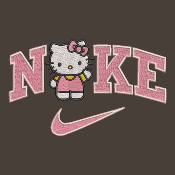 Nike Hello Kitty Embroidered Adult Unisex Crewneck Sweatshirt - Picture 4 of 12